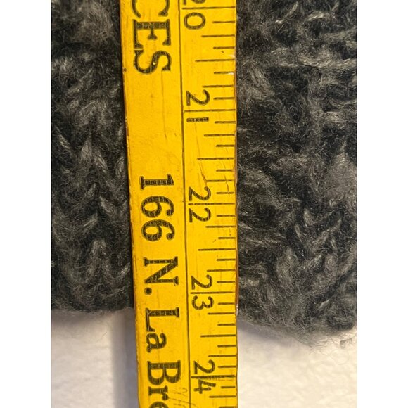 Calypso St. Barth Women Hand-3D Chunky Cable Knit Wool Blend Vest Pckts S/M Hood - Picture 10 of 16